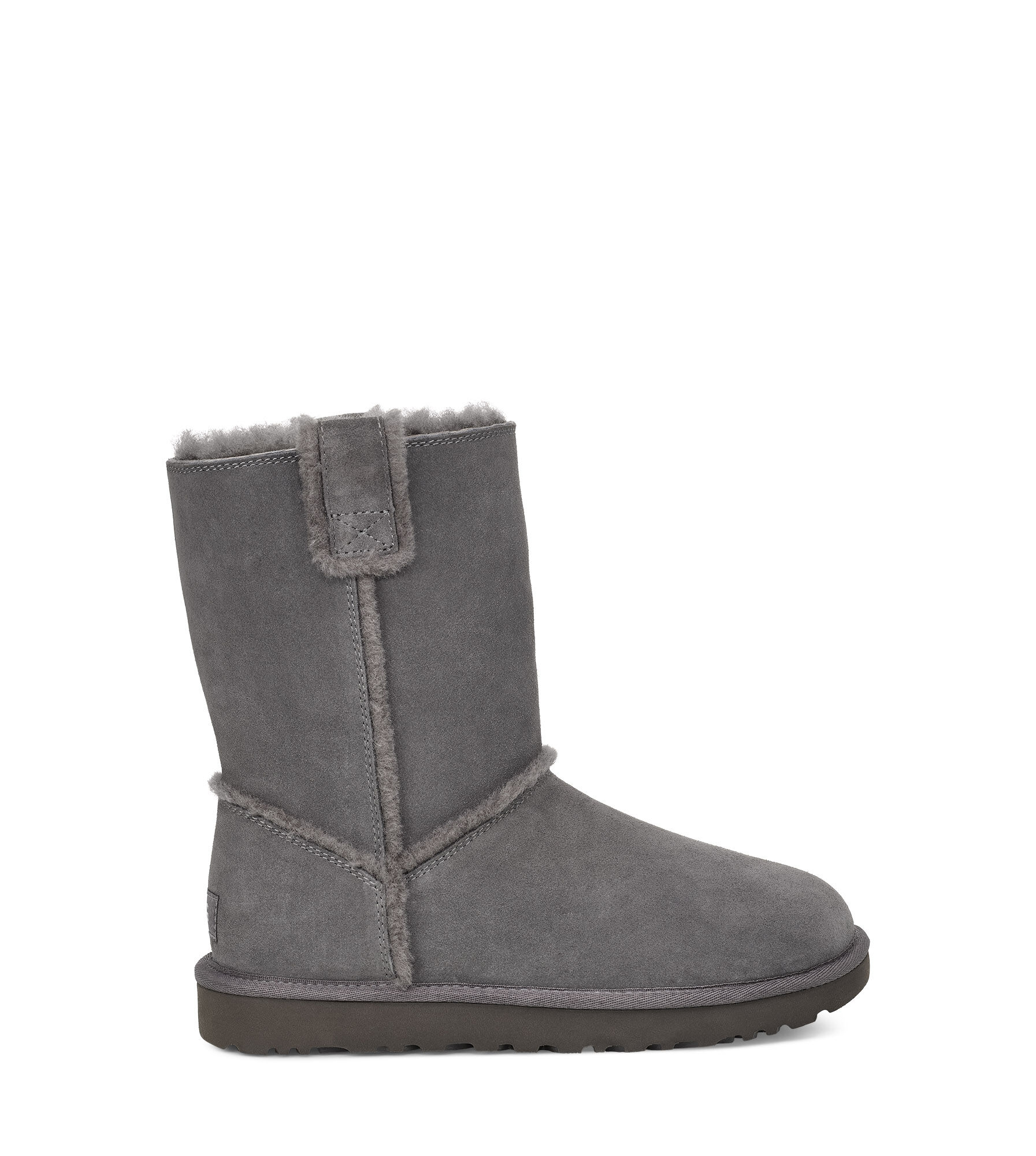 Ugg classic short spill seam boot black clearance