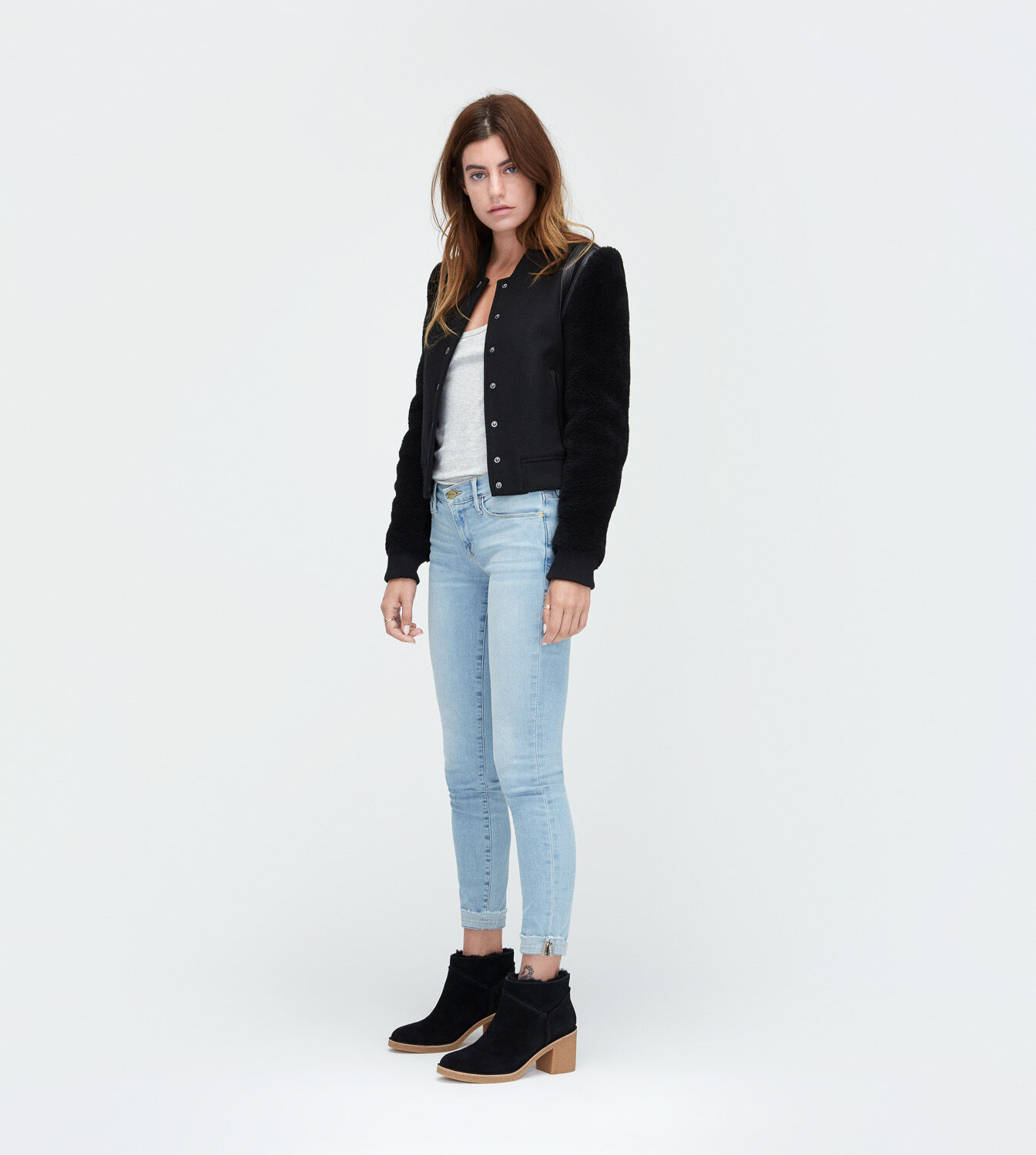 ugg wool bomber jacket