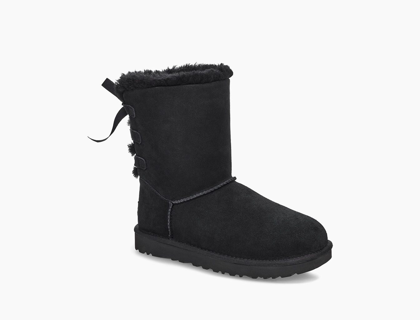 short black ugg boots with bows