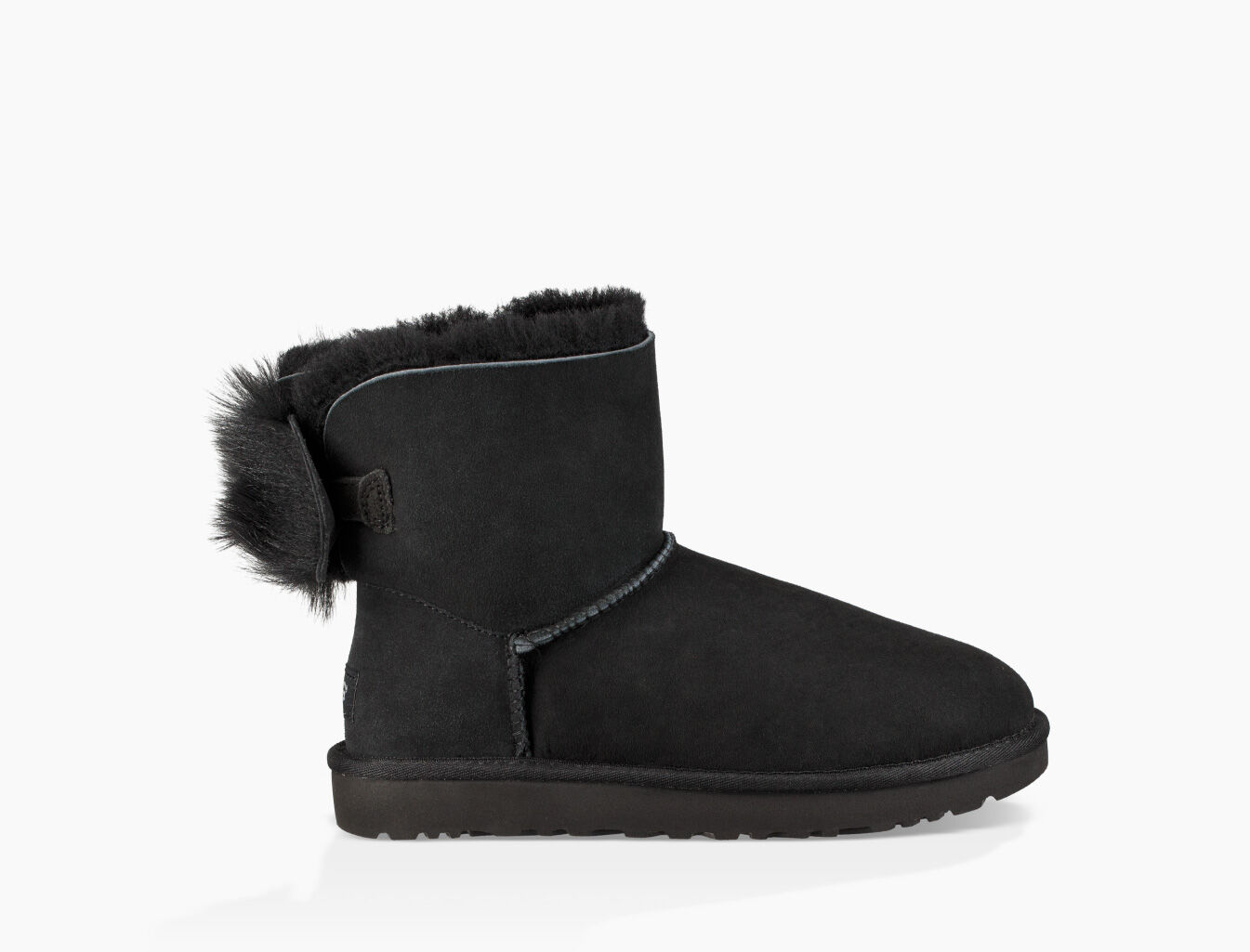 ugg fluff bow mini classic boot
