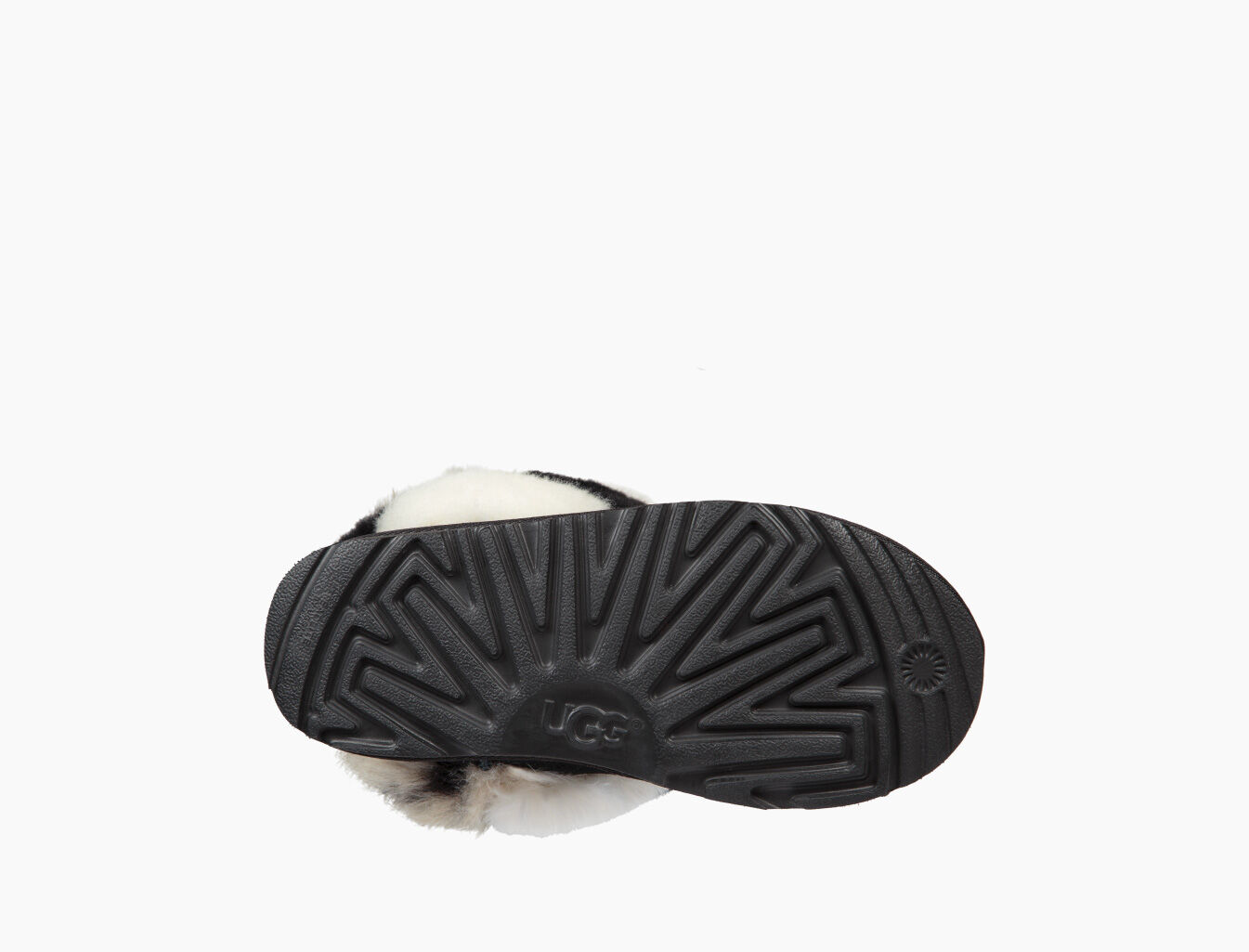 ugg classic short patchwork fluff boot