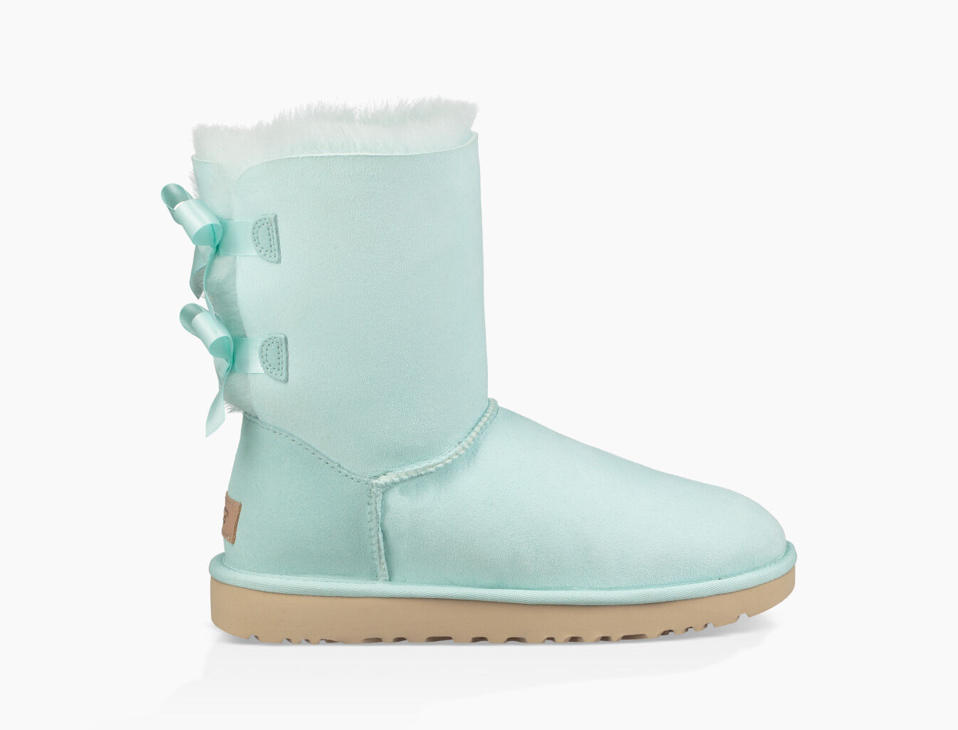 aqua uggs with bows