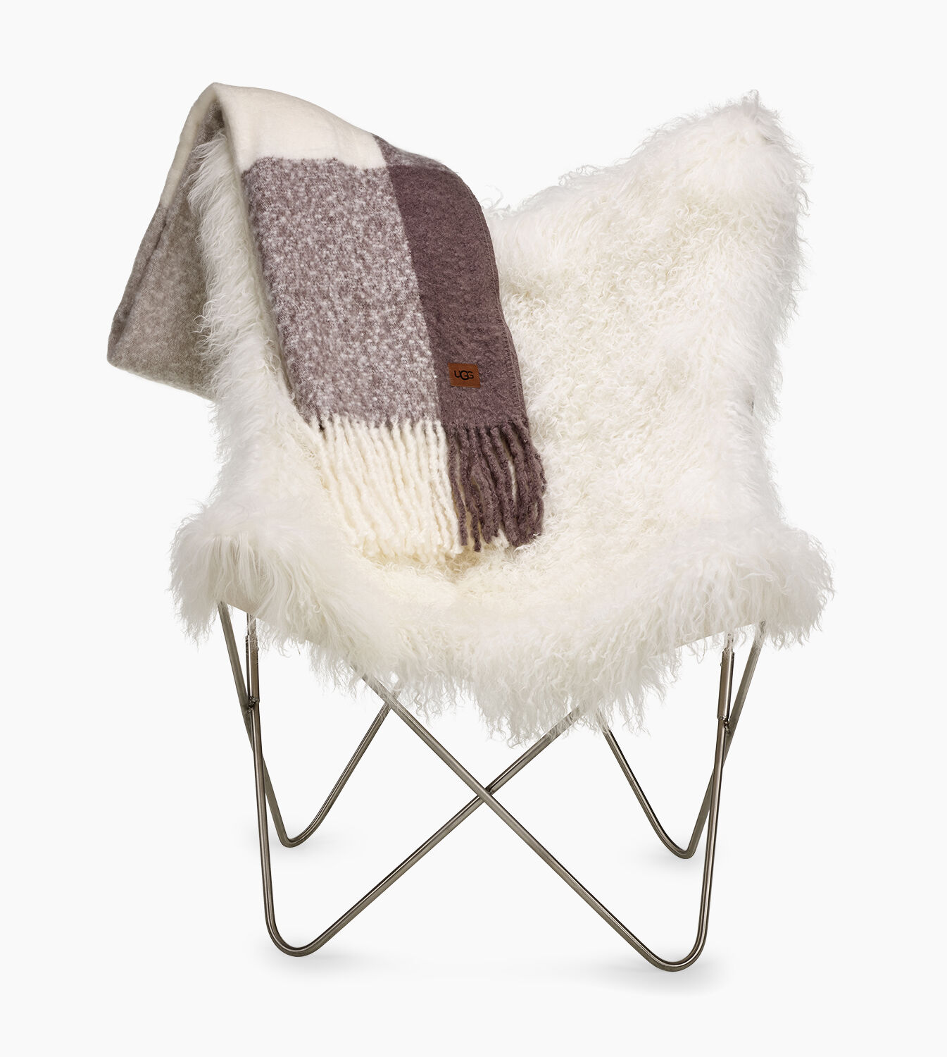 UGG® Mongolian Fur Butterfly Chair for UGG® Emporium