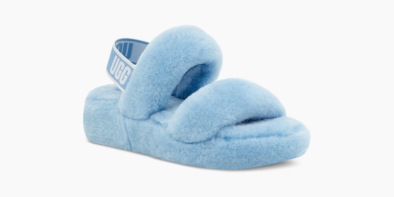 ugg oh yeah slides blue