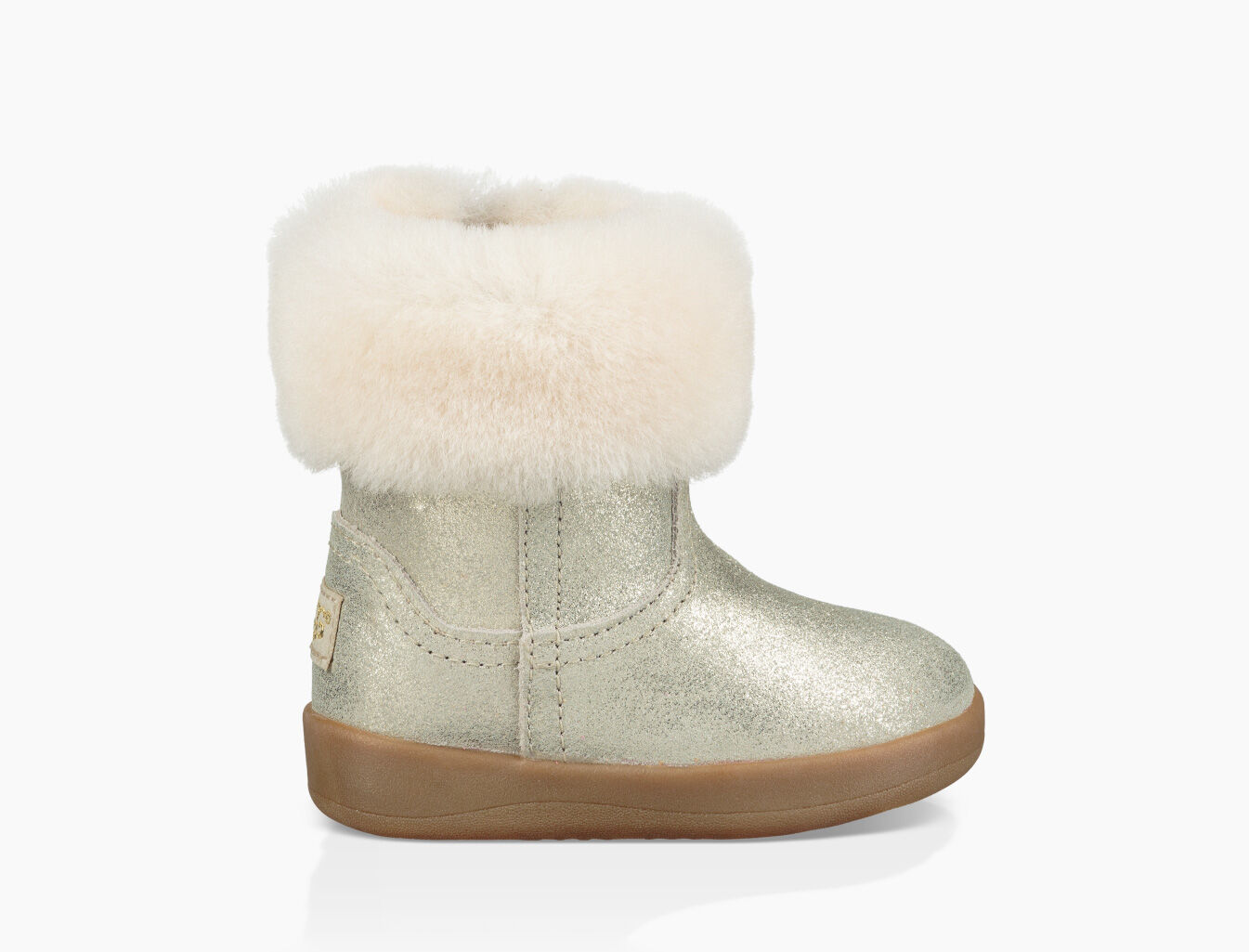 gold ugg boots with fur