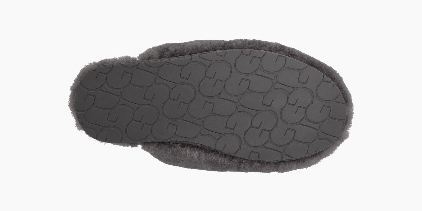 ugg fluff clog slippers
