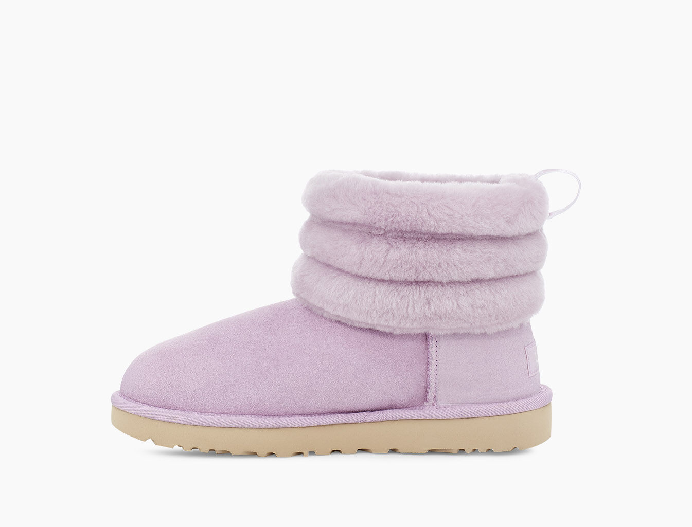 ugg fluff mini quilted logo boot