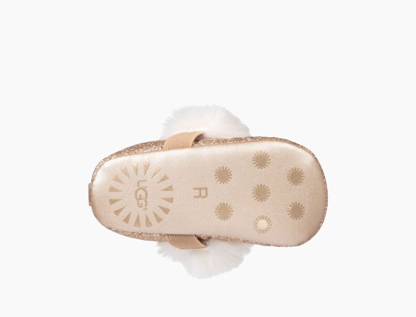 Fluff glitter ballet flat