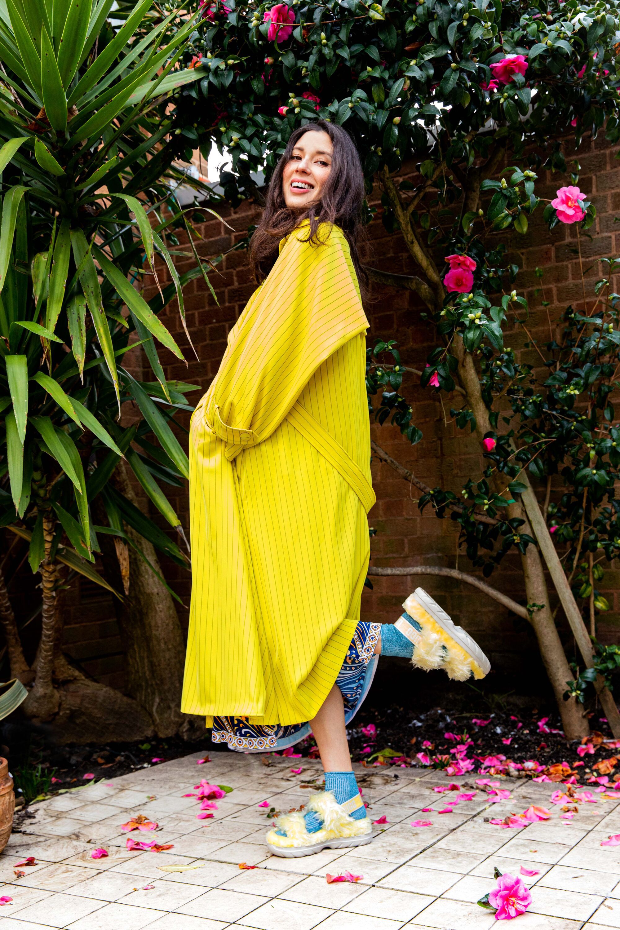ugg fluff yellow