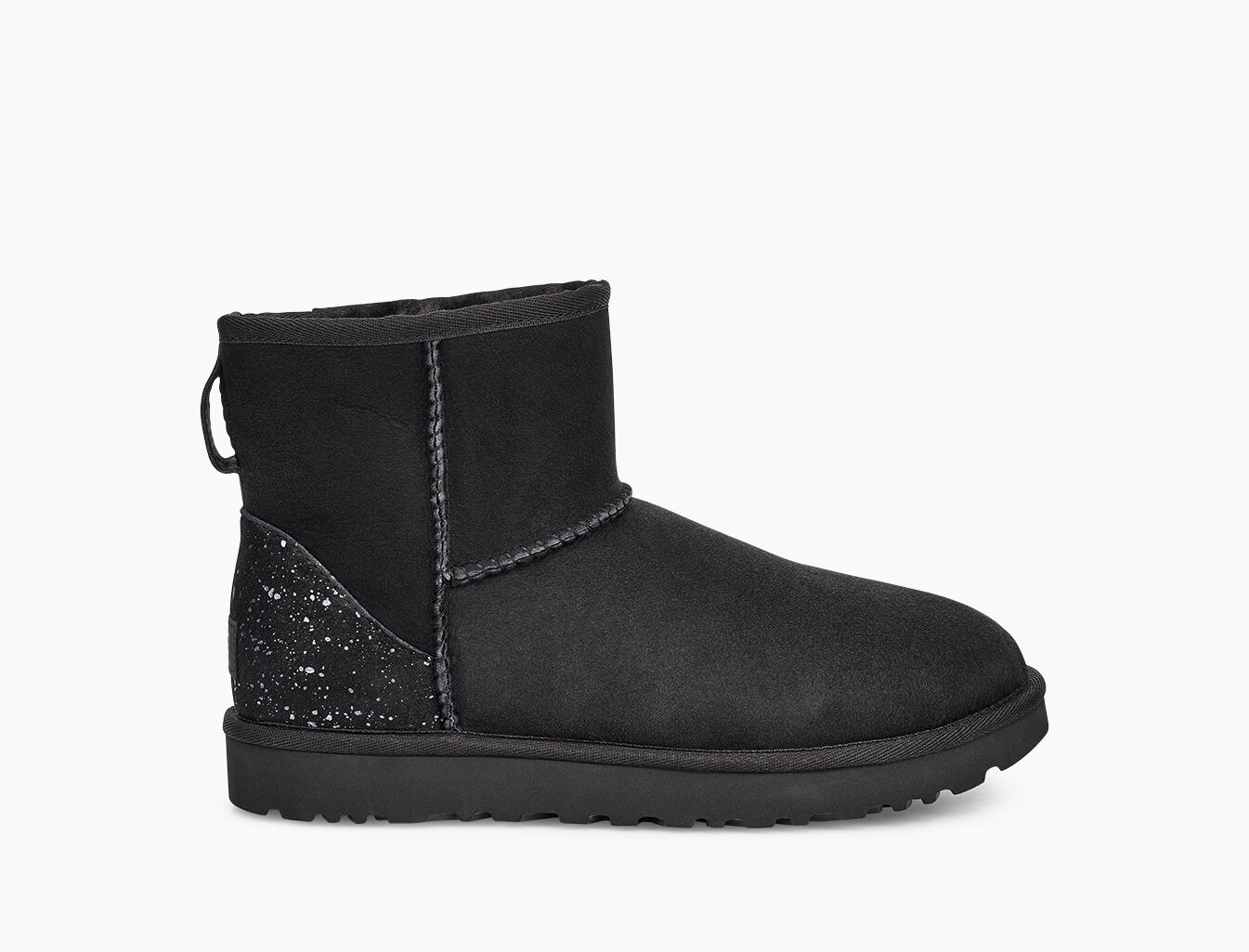 ugg classic mini sparkle black