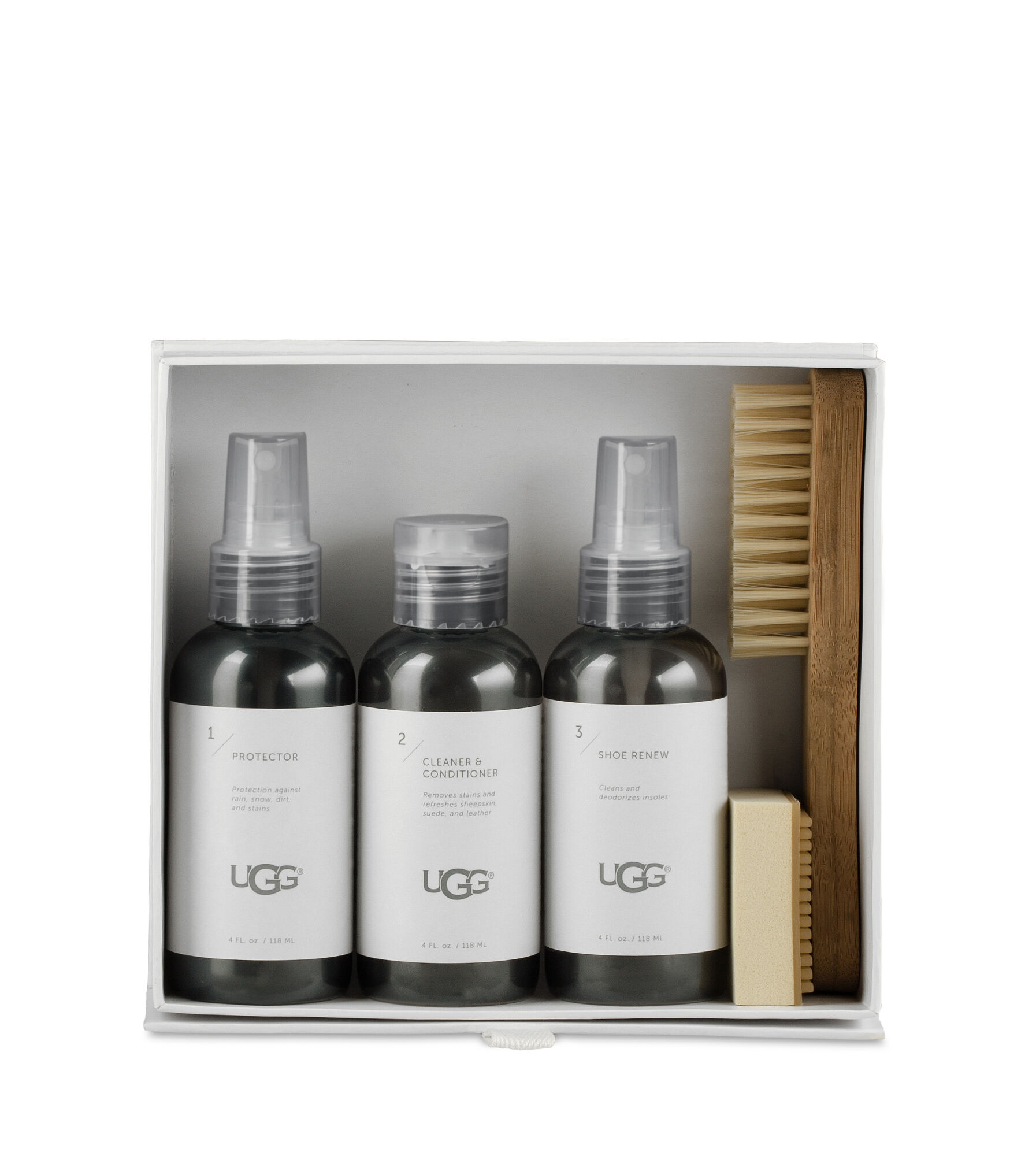 ugg mini metallic grey