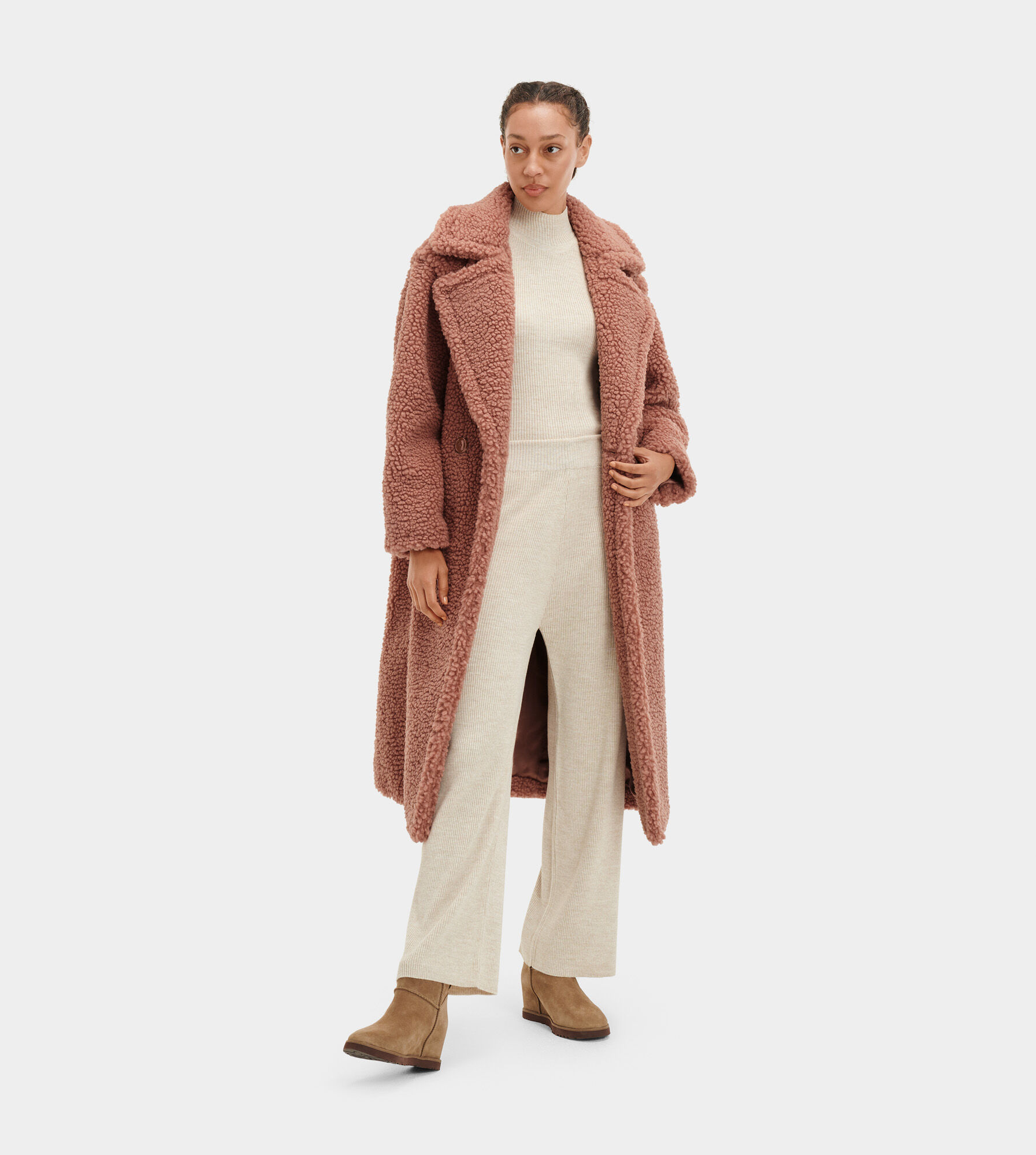 teddy coat full length
