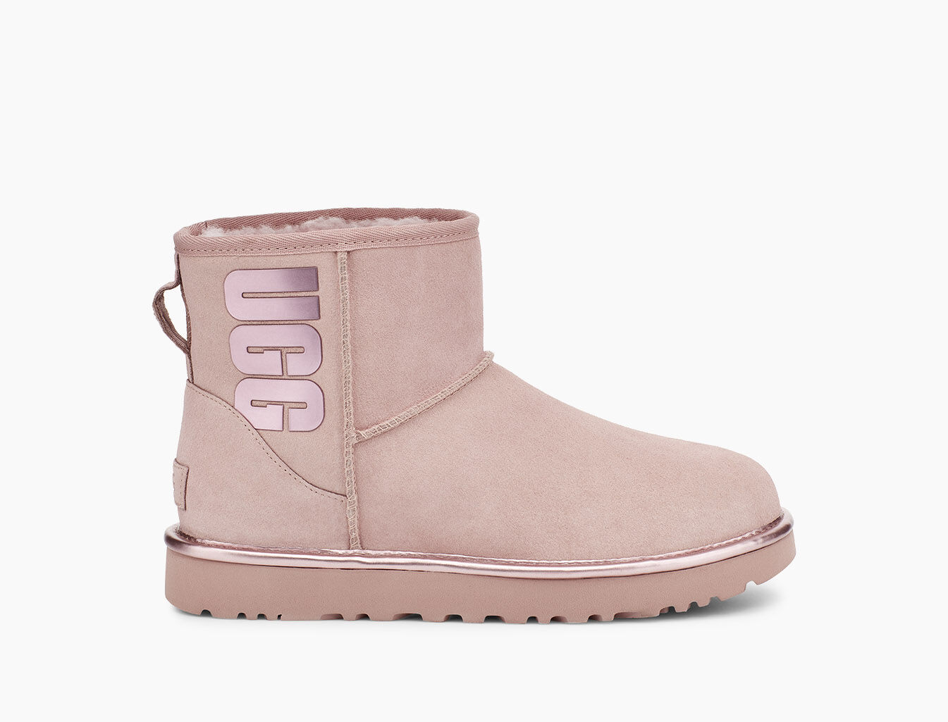 classic mini metallic uggs