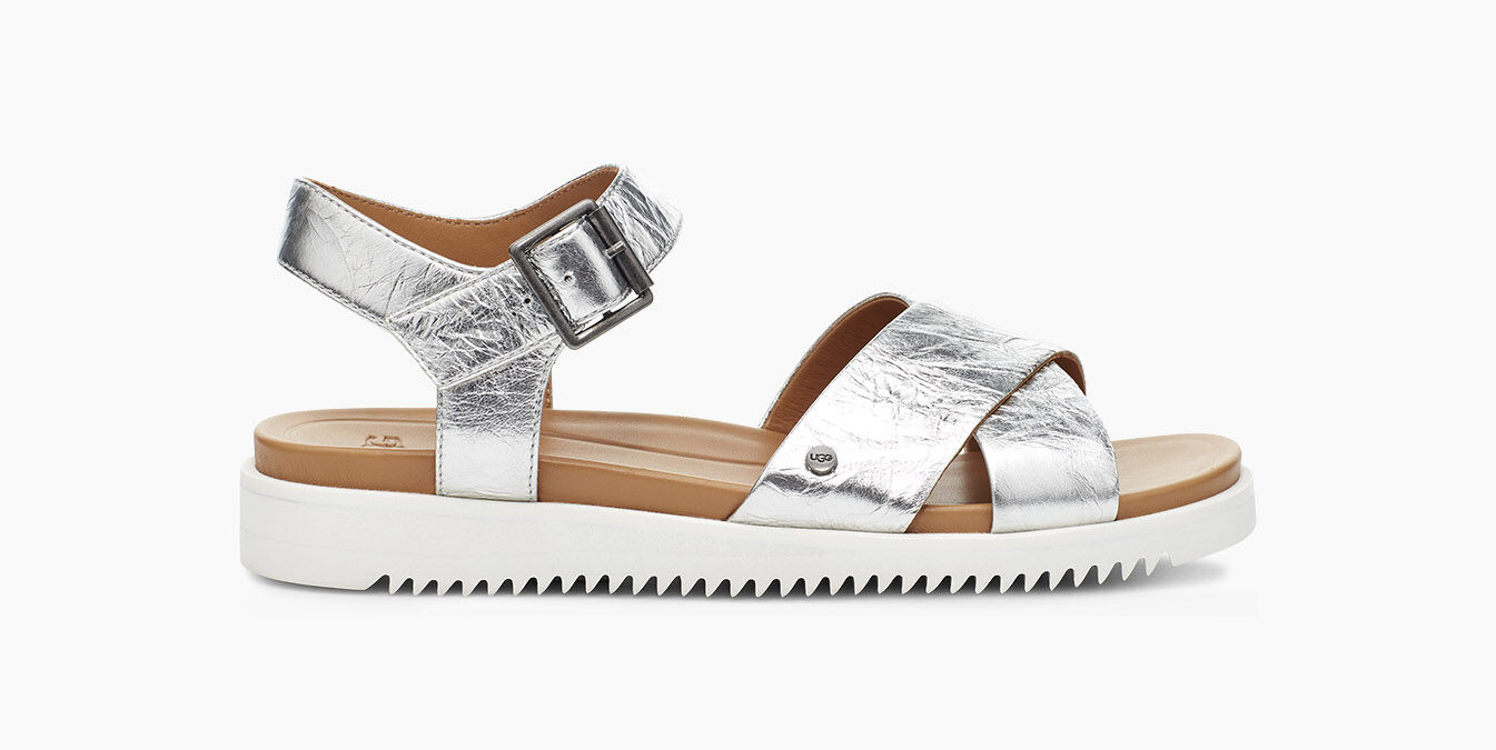 ugg metallic slides