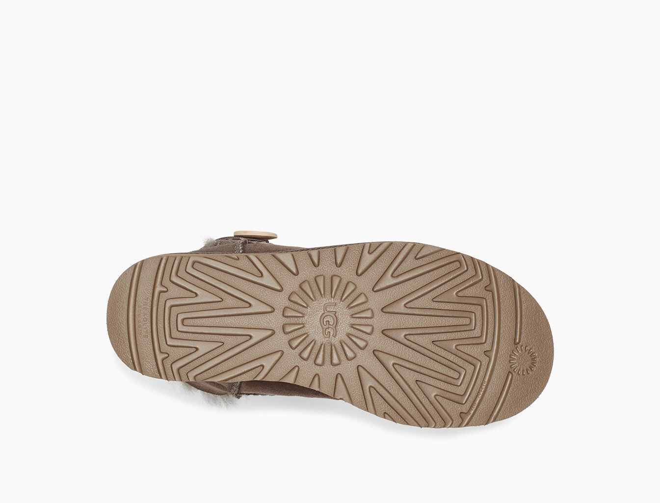 ugg mini bailey button ii chestnut boots