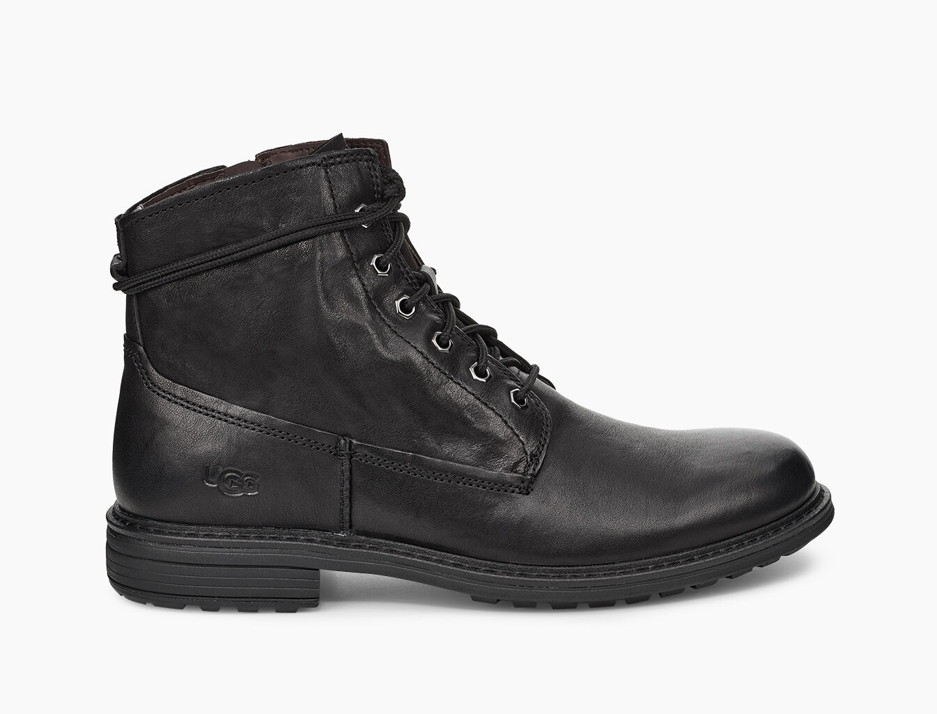 ugg black lace up boots