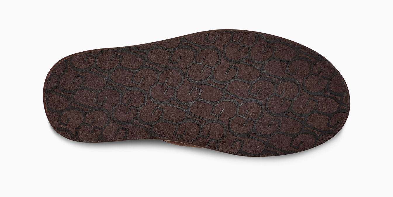 ugg leather scuff slipper