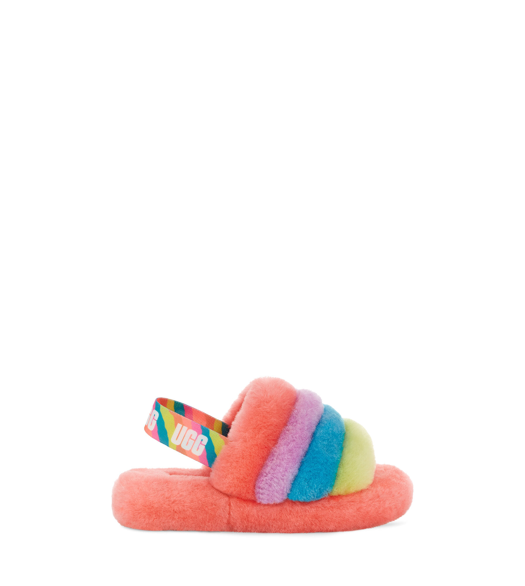 ugg fluffy slippers size 4
