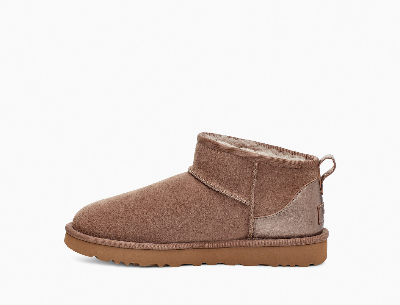 Ugg classic ultra mini metallic boot