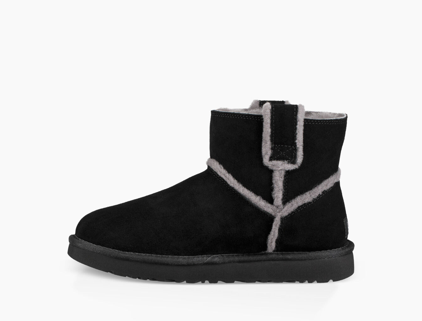 ugg mini bow spill seam bootie