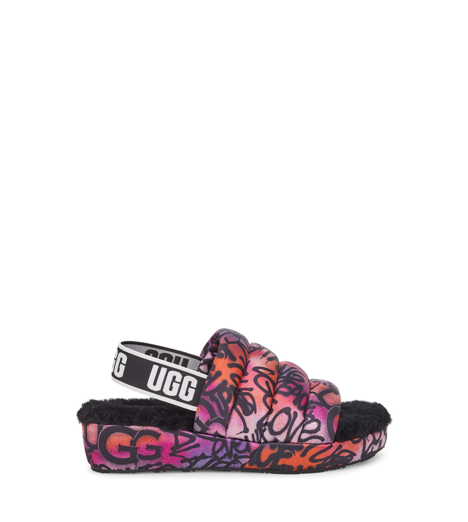 graffiti ugg slides