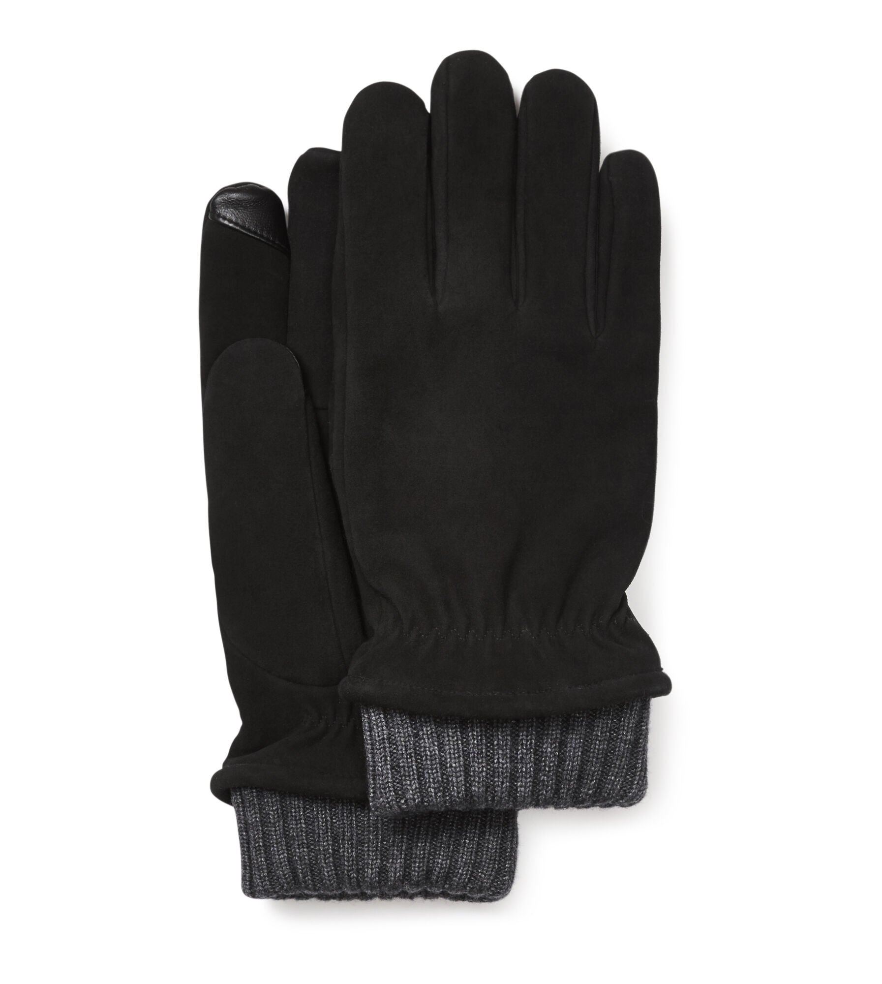 UGG® Suede Glove With Knit Cuff for Men UGG® UK