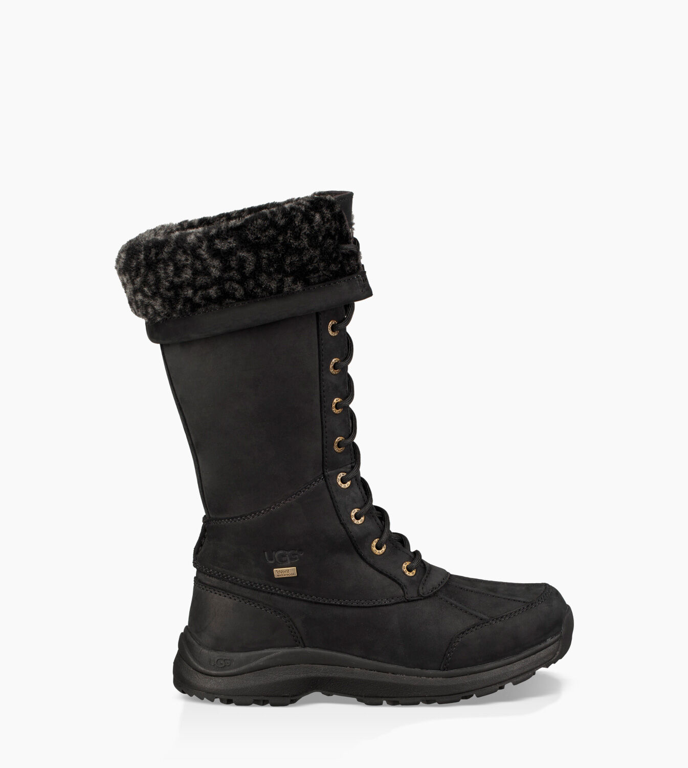 Ugg Adirondack Tall Iii Leopard Cold Weather Boots For Women