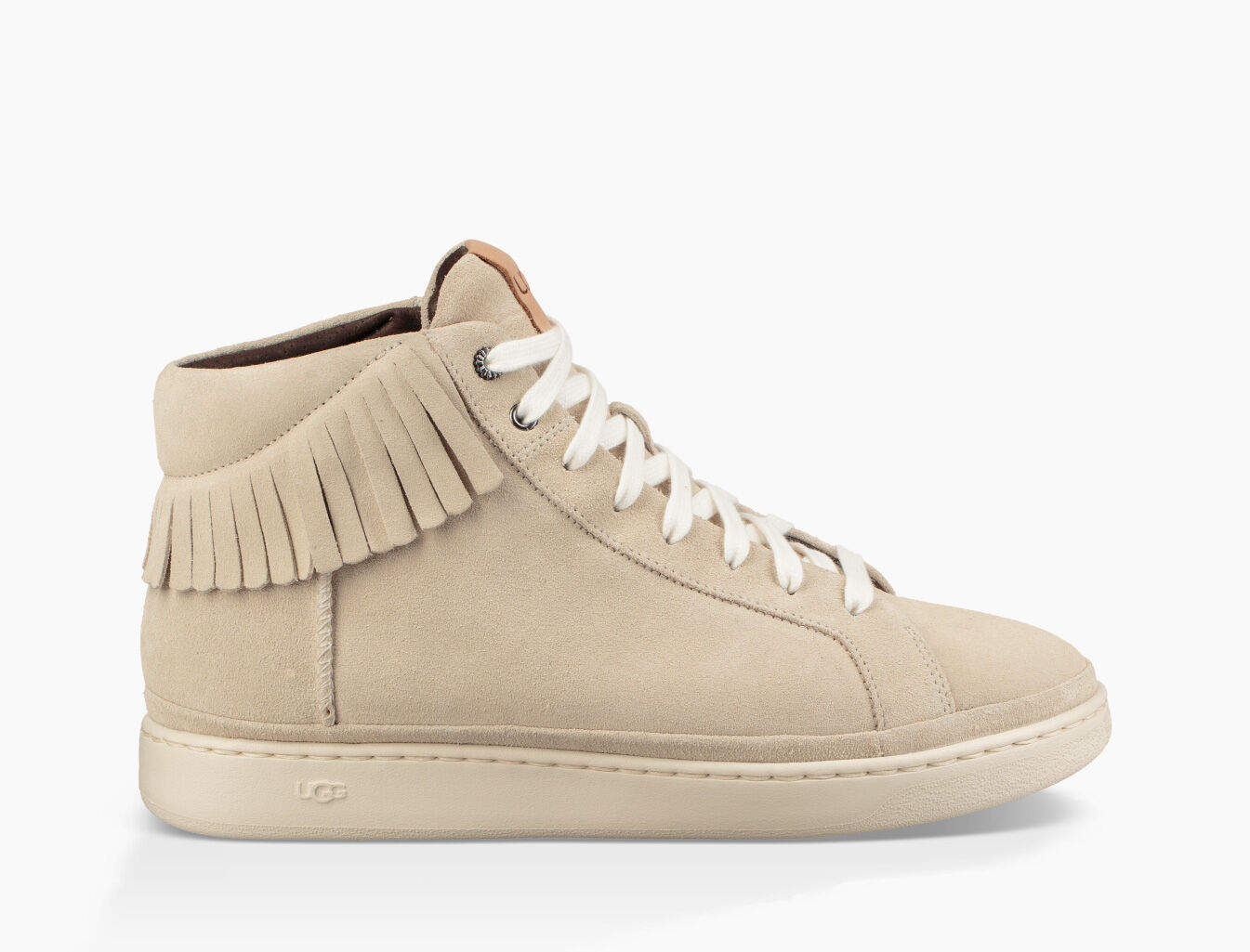 fringe high top sneakers