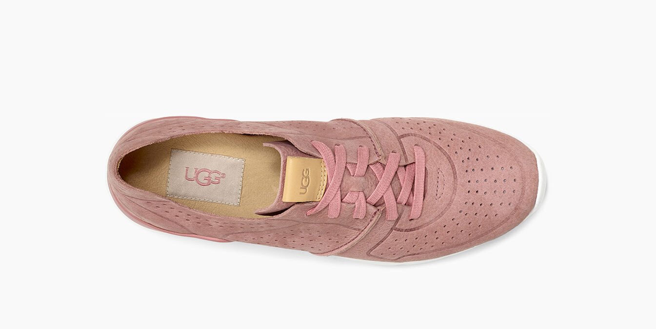 Upvillage Trainer 30mm In Magenta Mix Dark Pink Suede With Laminated Calfskin 990151 main image 0