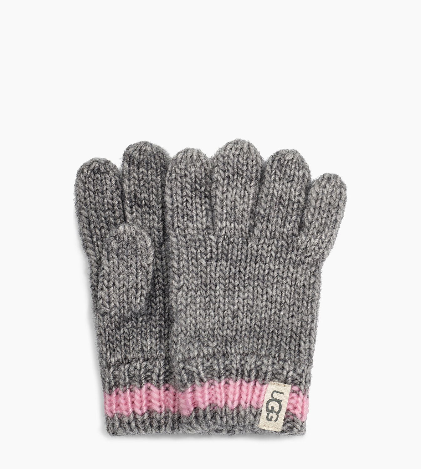Chunky Stripe Knit Glove