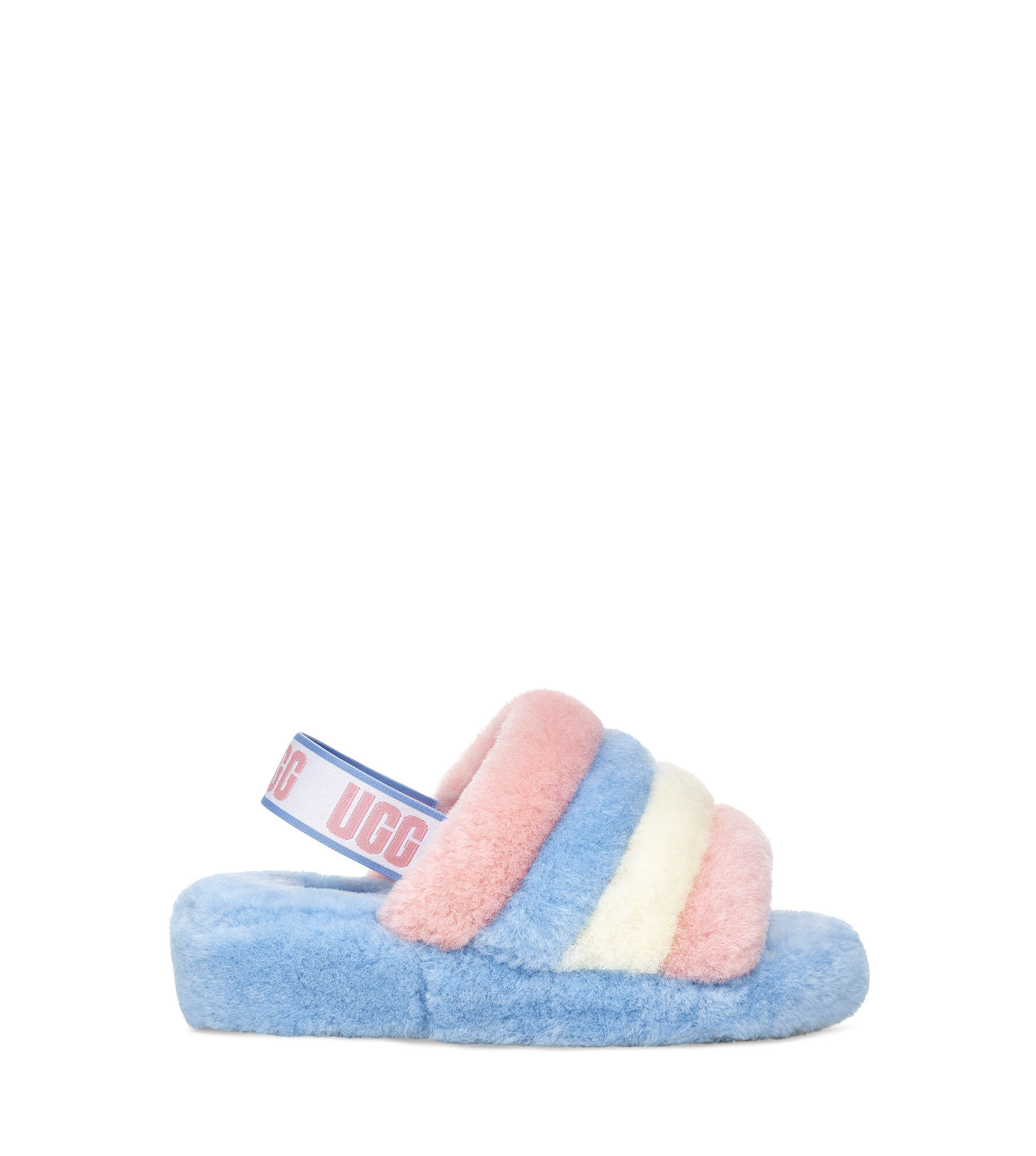 uggs fuzzy slides