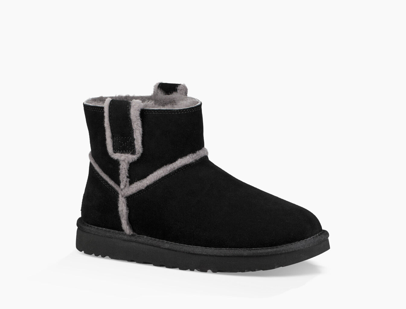 ugg mini bow spill seam bootie