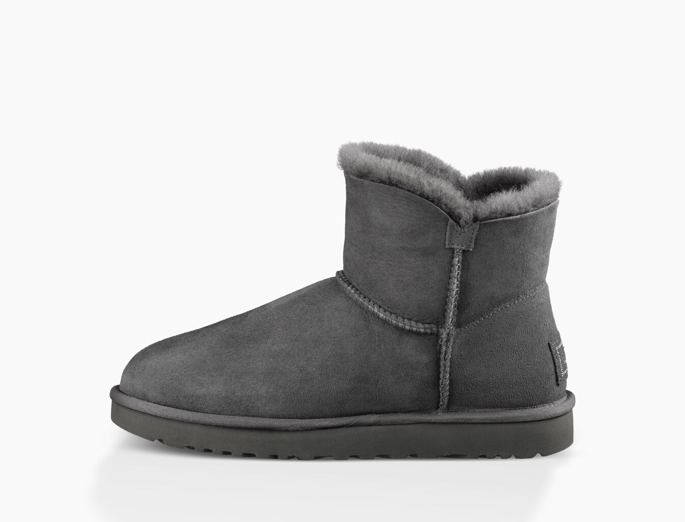 ugg mini bailey button bling grey