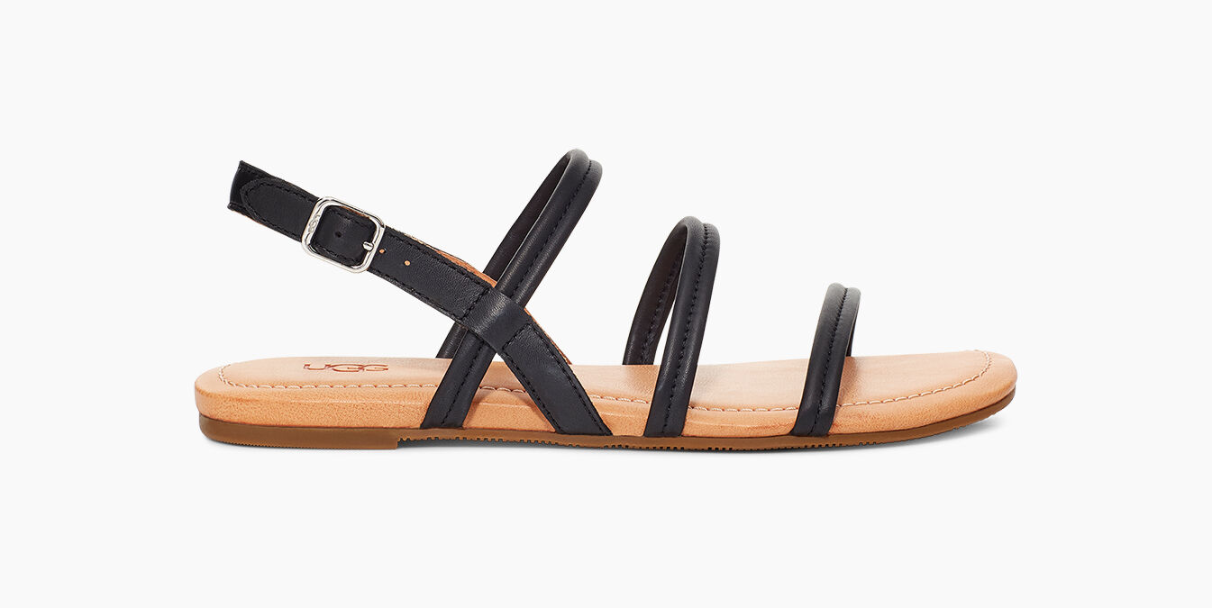 ugg leather flip flops