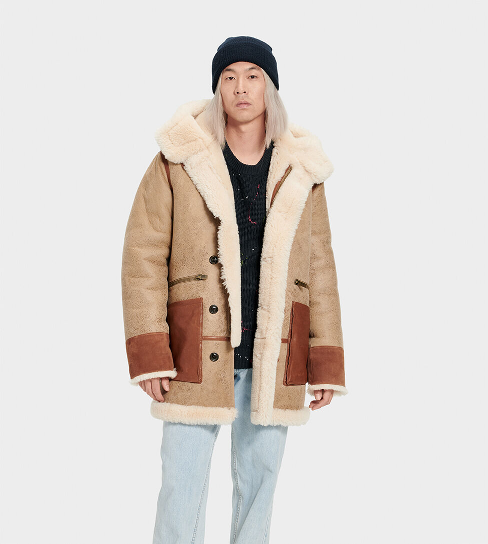 ugg shearling coat