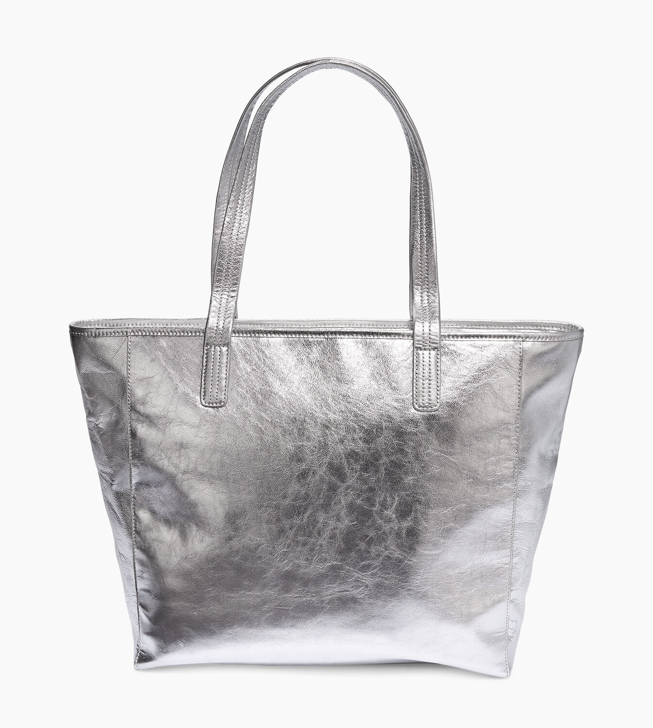 metallic tote bag