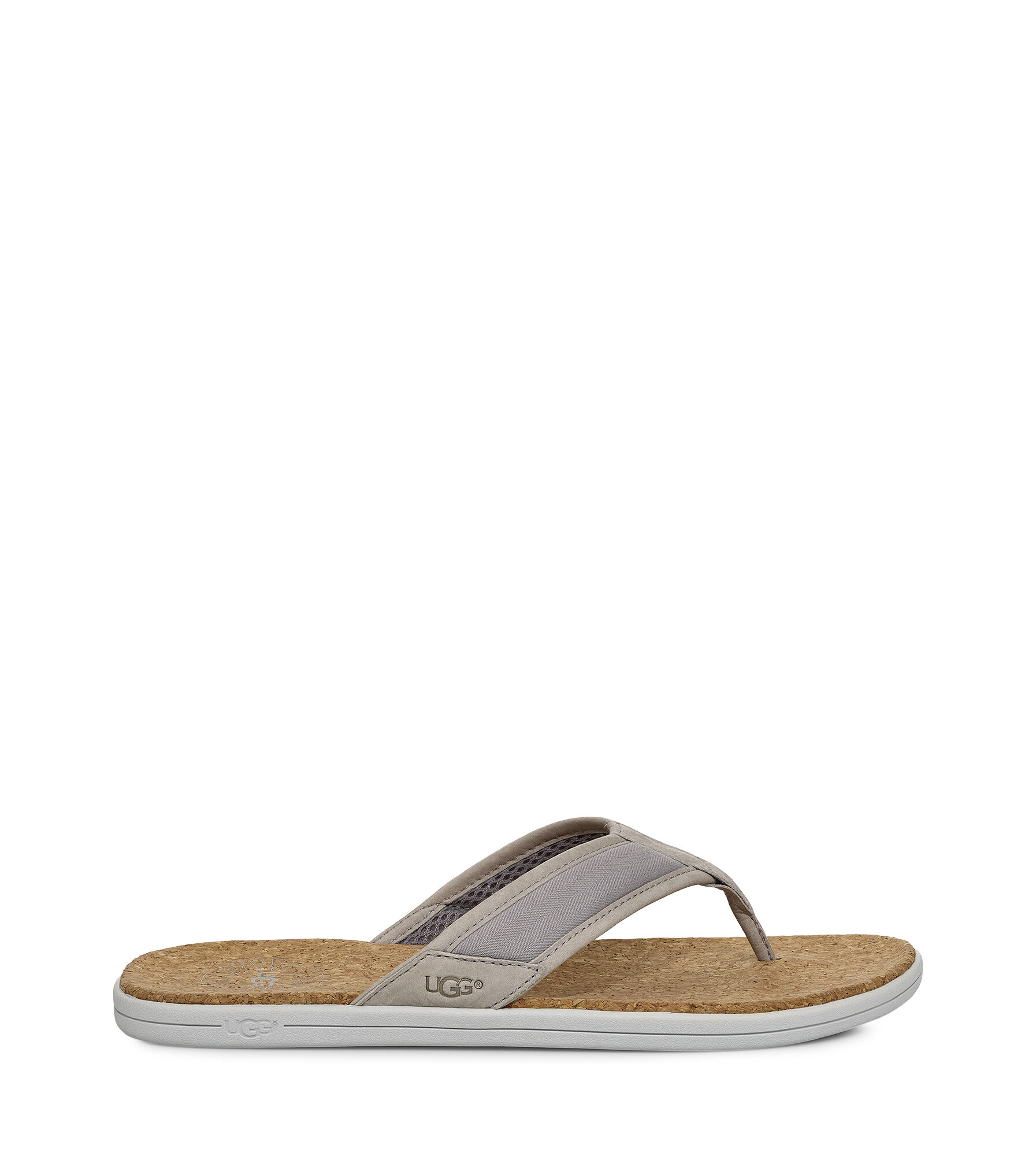 ugg silver flip flops
