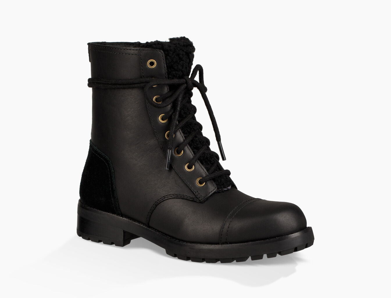ugg kilmer exposed fur boot