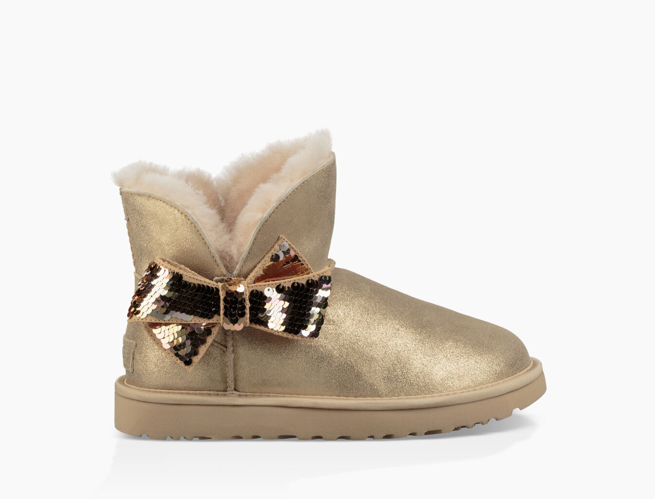 ugg sparkle bow mini boot