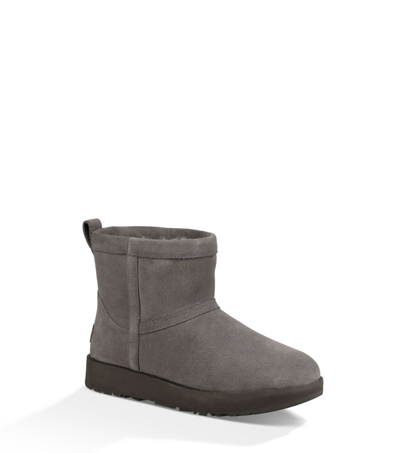 ugg classic mini waterproof boots black suede