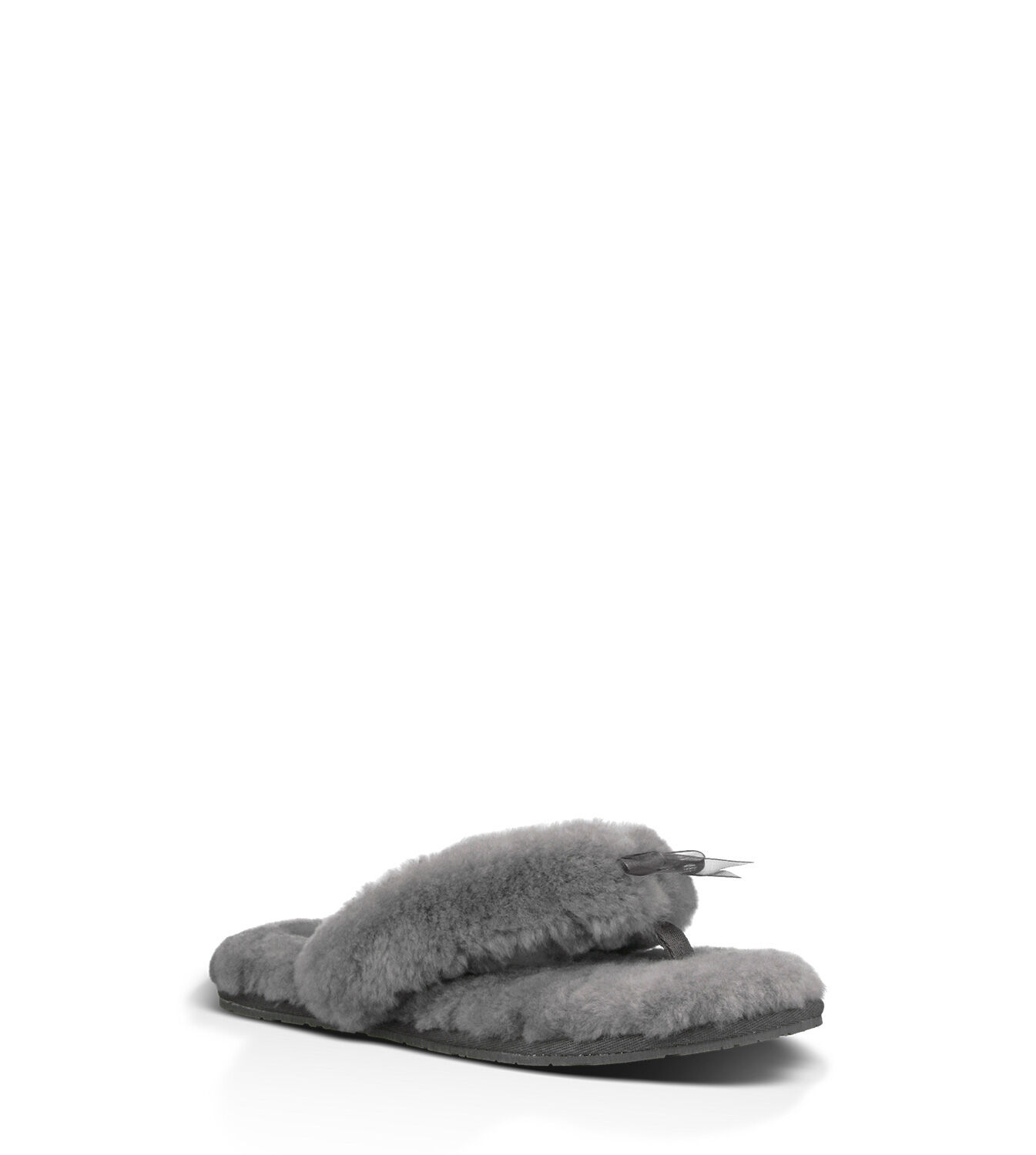 ugg flip flop slippers grey