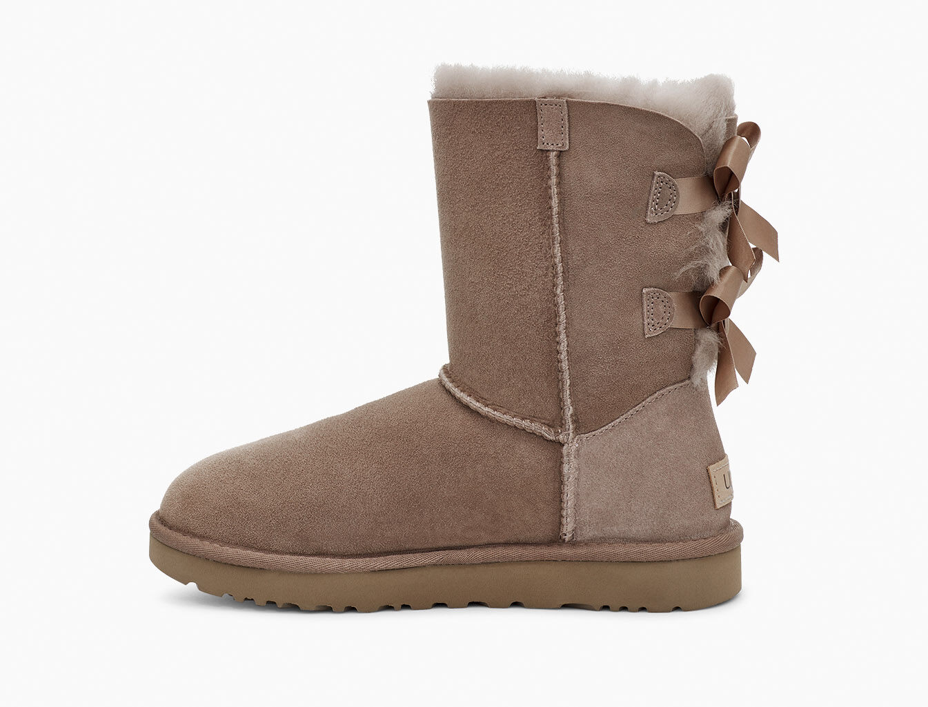 beige uggs with bows