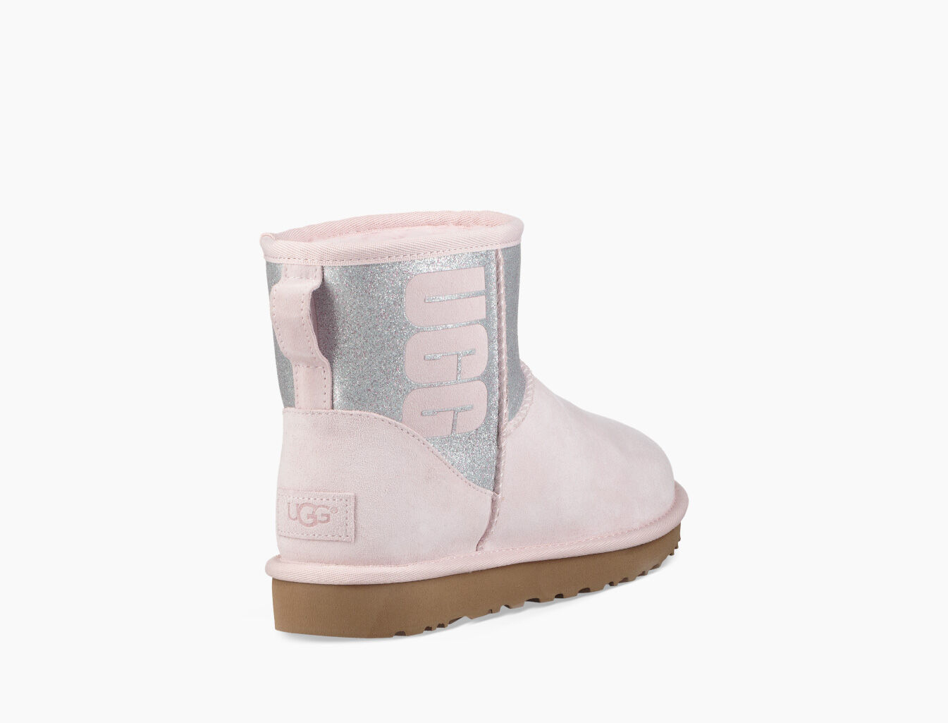 ugg classic mini logo sparkle boot