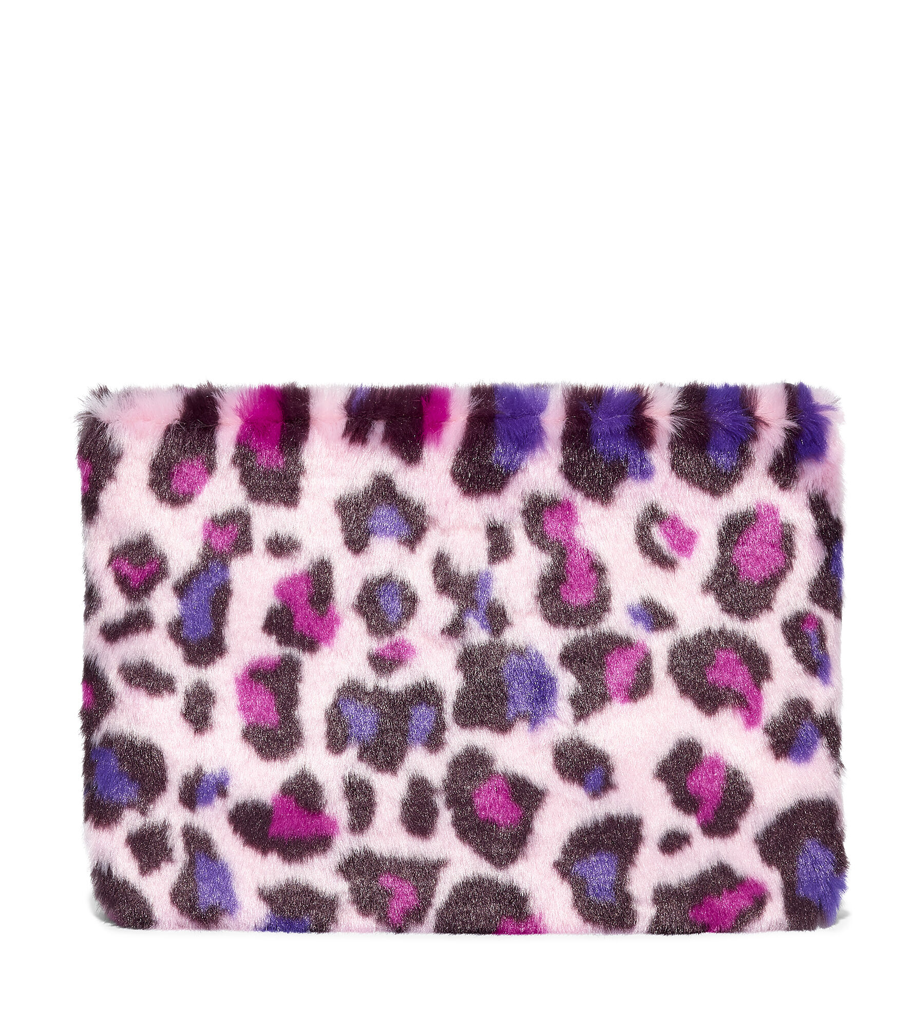 Faux Fur Medium Zip Pouch