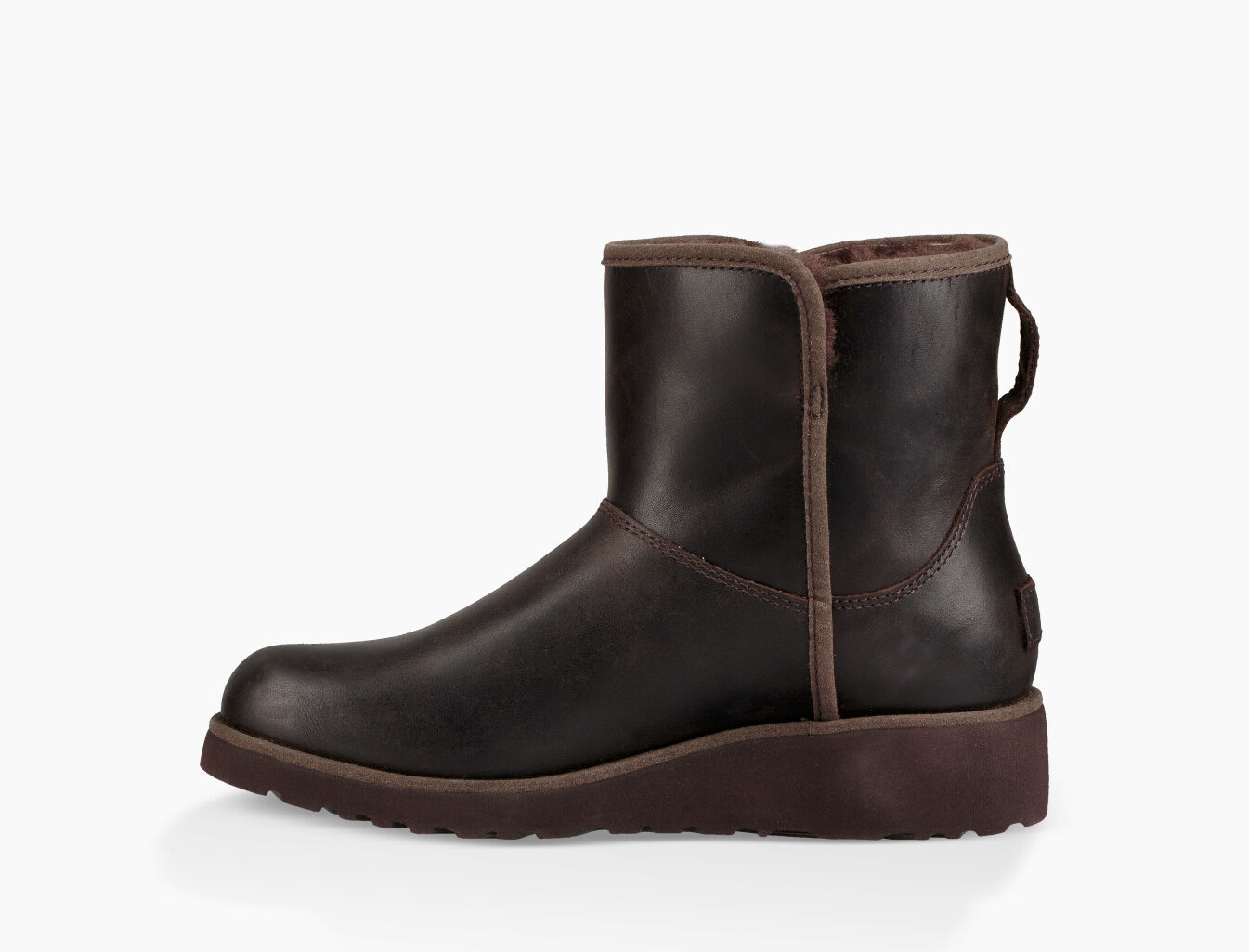 kristin ugg boots black leather