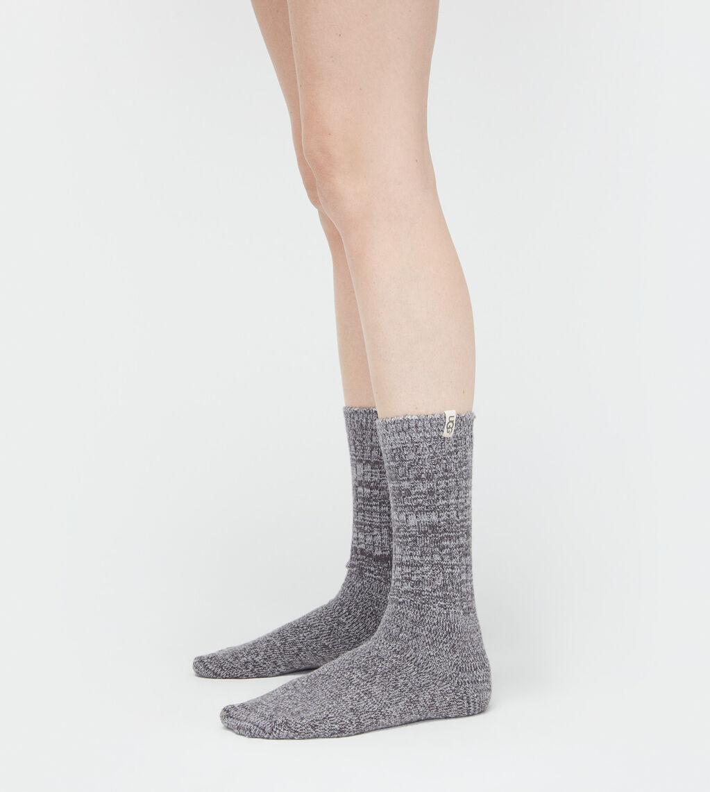 UGG® Rib Knit Slouchy Crew Sock for Women UGG® Europe