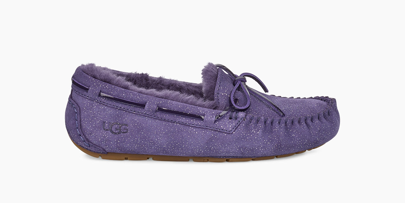 purple ugg moccasins