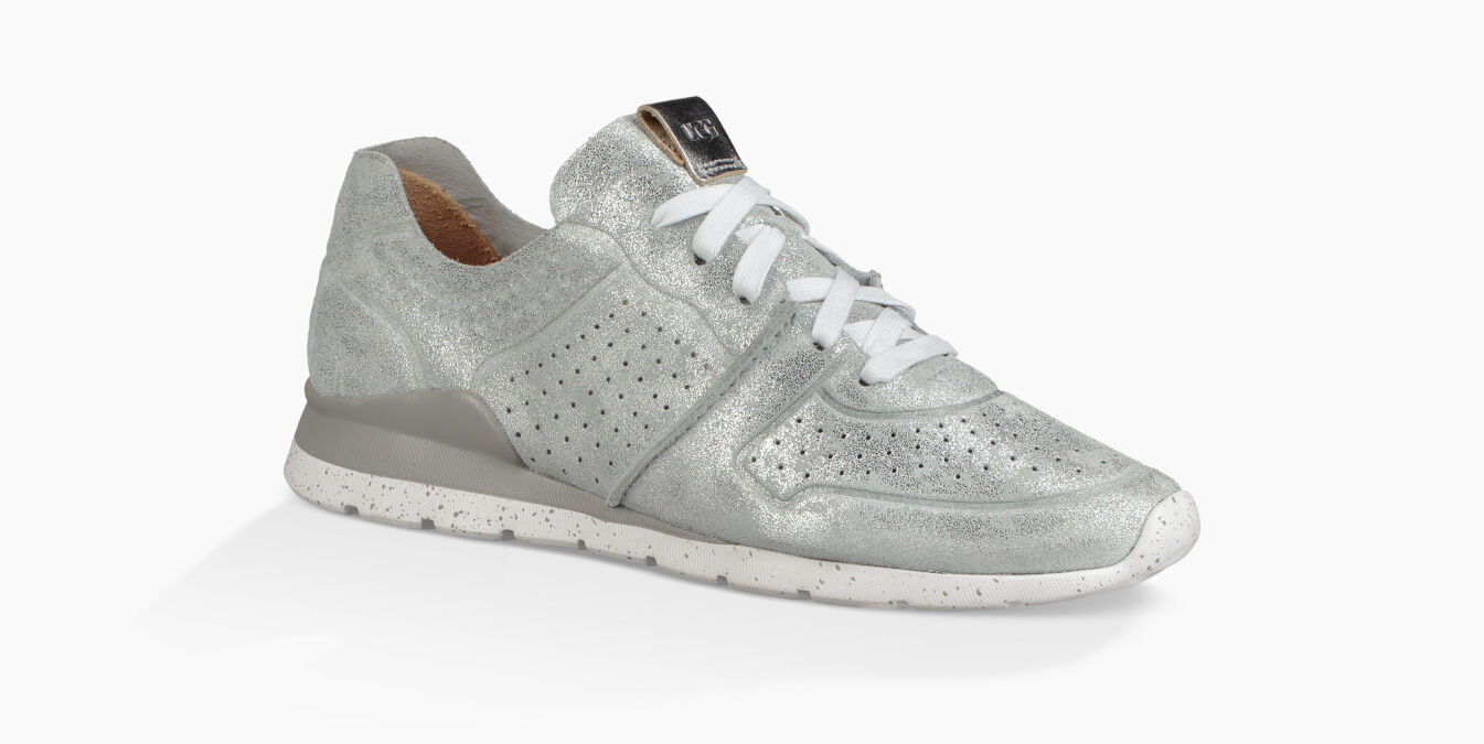 ugg tye trainers silver
