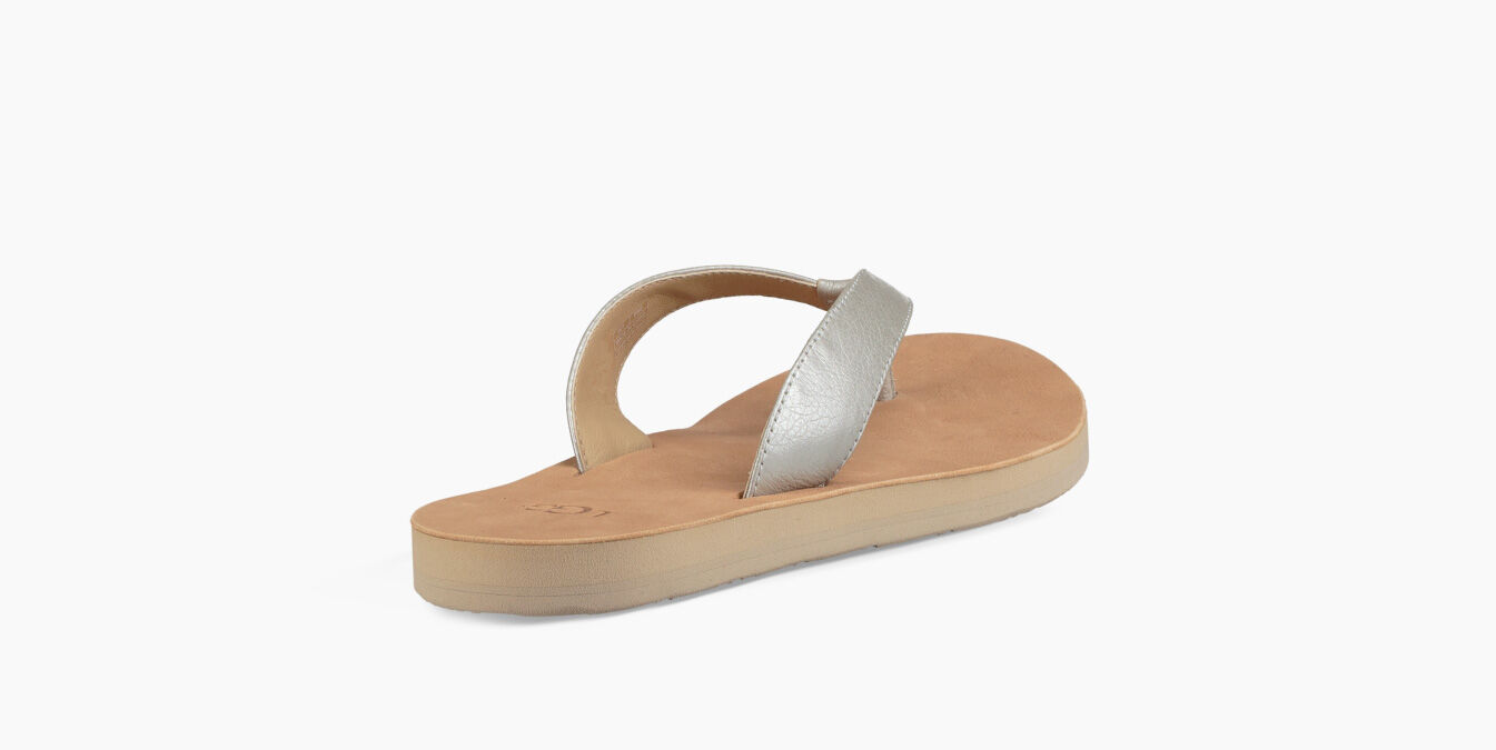 ugg tawney flip flop silver
