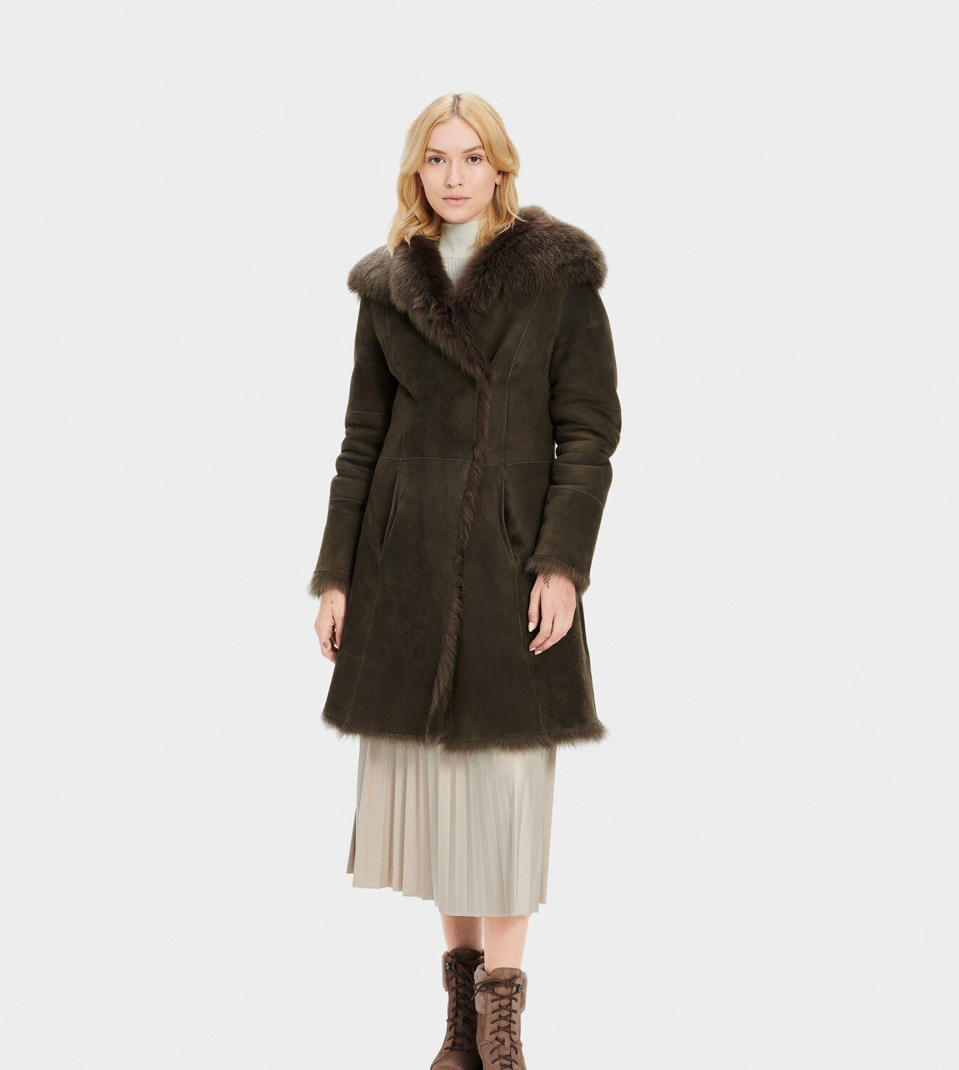 ugg vanessa toscana shearling coat